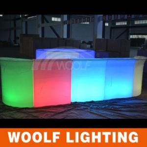 Waterproof Club Bar Furniture with LED Light Insert