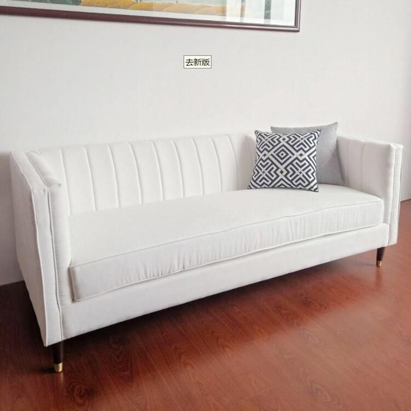 Home Furniture Modern and Simple Design Living Room 3 Seater Fabric Sofa