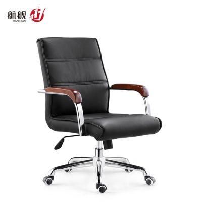 Modern MID Back Office Furniture Public Guest Visitor Waiting Chair with Armrest