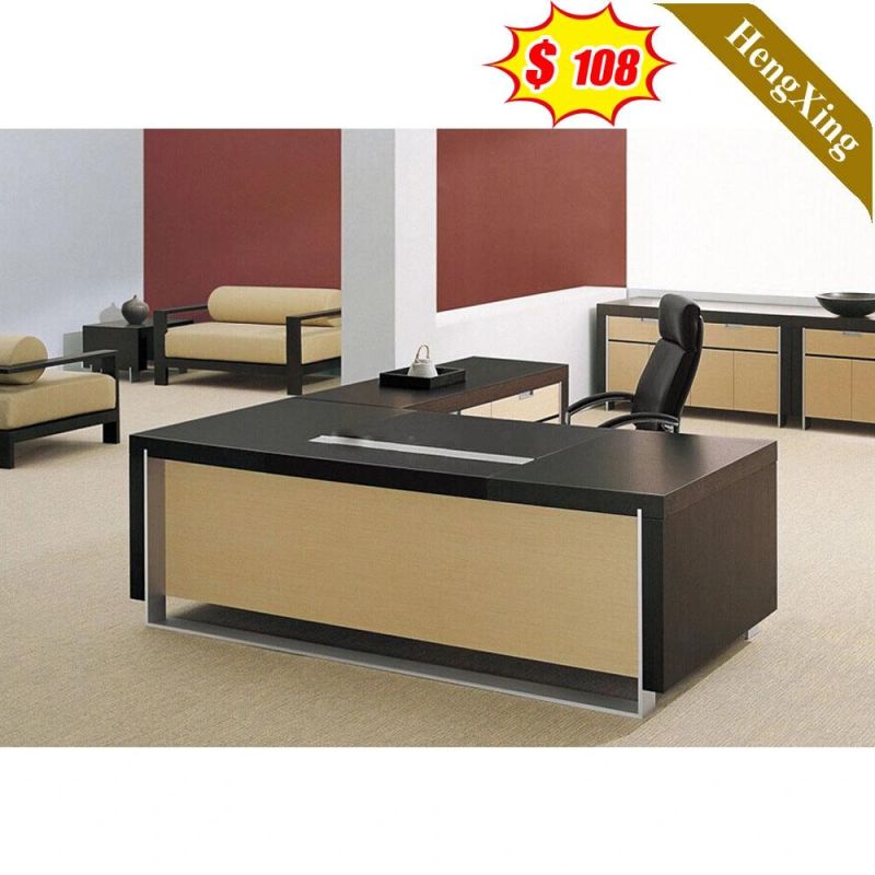 Chinese Modern Wooden Boss Executive Computer Table Office Furniture Office Desk