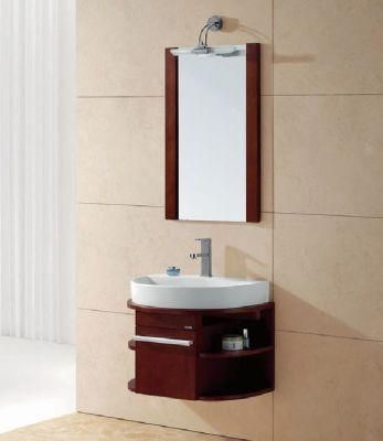 Woma Solid Wood Bathroom Vanity Cabinet with Ceramic Basin (2171)