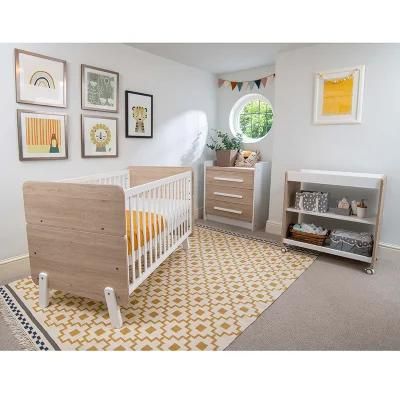 Nova Customize Modern Design Newborn Solid Wooden Baby Furniture Baby Crib