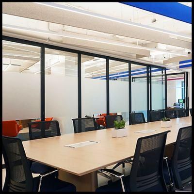 Modern Office Furniture Highdouble Glass Partitions with Shutters