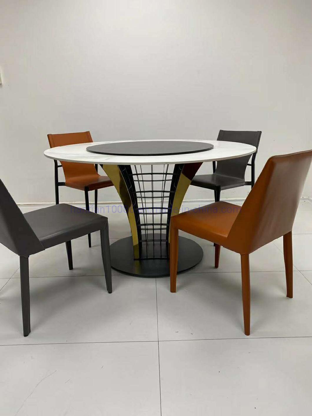 Italy Dining Table Set Cheap Netting Base Wholesale Hotel Banquet Round Table