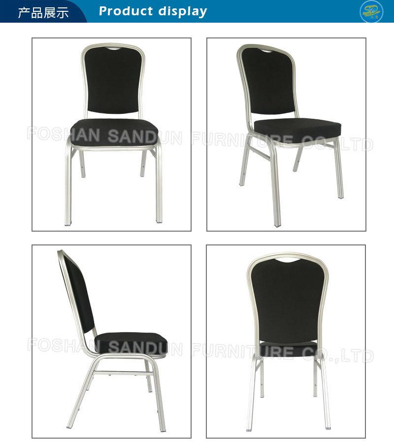 5 Lines Shape Metal Tube Hotel Banquet Dining Chair Furniture