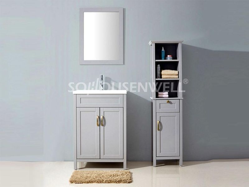 High Cabinet Bathroom Accessories Grey Oak Bathroom Furniture