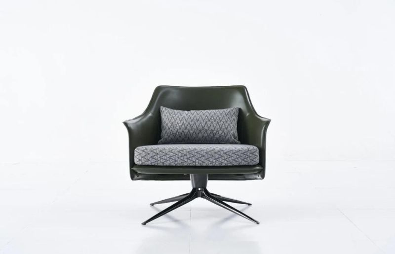 Dr58 Leisure Chair Leather with Fabric, Modern Design in Hone and Hotel