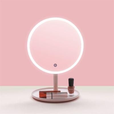 Chinese Factory LED Desktop Portable Mirror for Daily Makeup