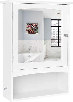 Mirror Cabinet Wall Storage Cabinet with 2 Door