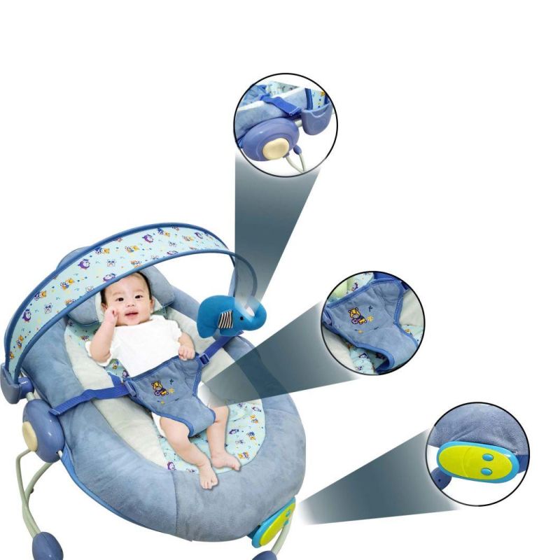 2022 Wholesale Baby Bouncer Rockers Musical Vibration Baby Rocking Chair with Toys