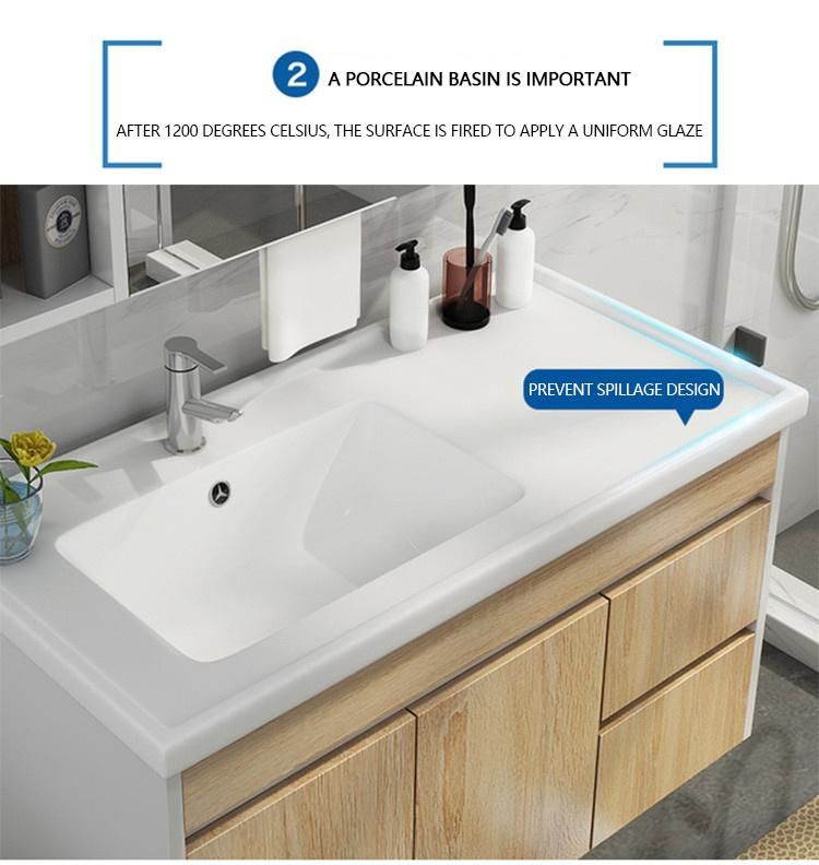 Factory Directly Wholesale Modern Furniture Bathroom Vanity Cabinets Bathroom Cabinets with Mirror