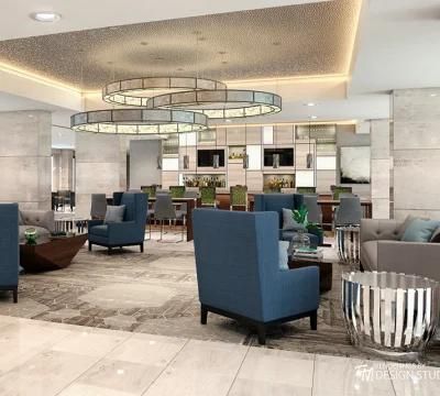 Customized Reception Area Modern Hotel Lobby Furniture for Sale