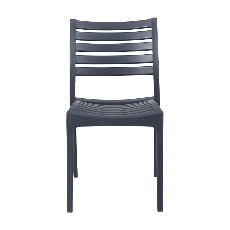 Wholesale Outdoor Furniture Modern Style Garden Furniture Joplin Plastic Chair Eco-Friendly PP Armless Dining Chair