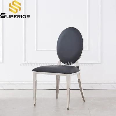 Cheap Price Silver Stainless Steel Dining Chair for Home Furniture