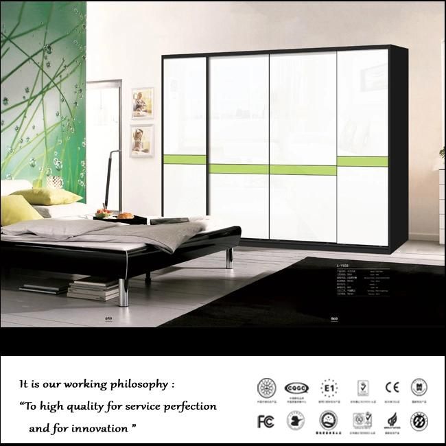 Australia Modern Two White Sliding Wardrobe Door