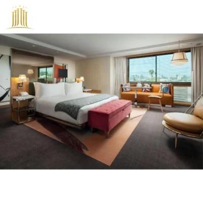 Premium Quality Designer Customized Project Solid Wood 5 Star Resort Hotel Bedroom Furniture Sets