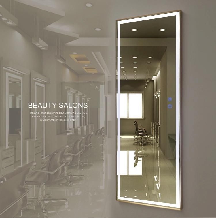 Home Decoration Full Length LED Wall Mirror for Salon Furniture