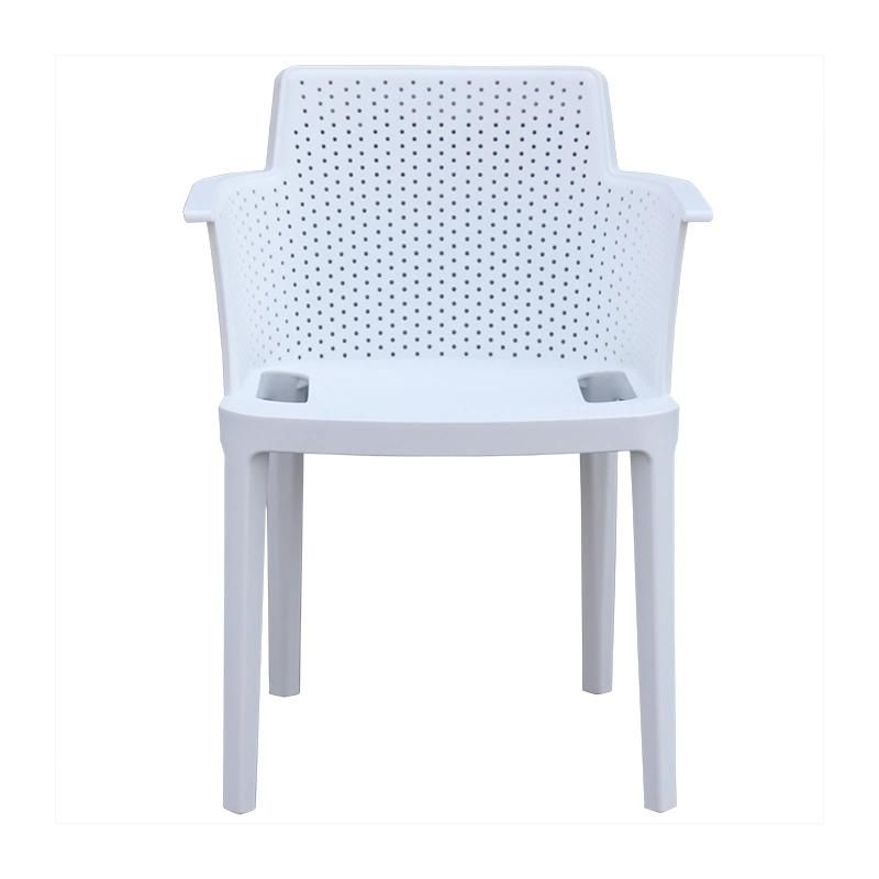 Rikayard High Quality Modern Cheap Wholesale Quebec Dining Arm PP Plastic Chair