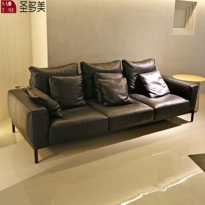 Home Office Italian Modern Living Room Furniture Leather Sofa