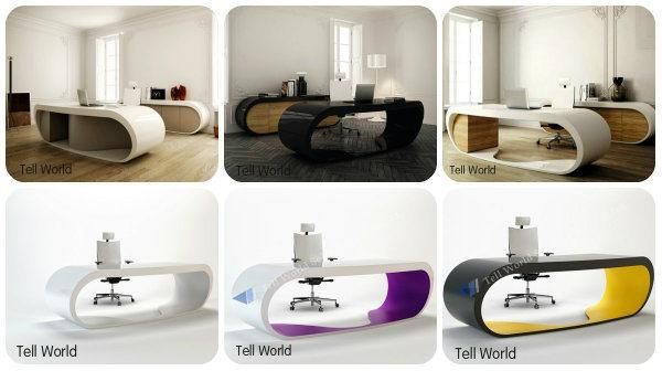 Tell World Own Design Round Adge Google Desk Side Table Goggle Desk