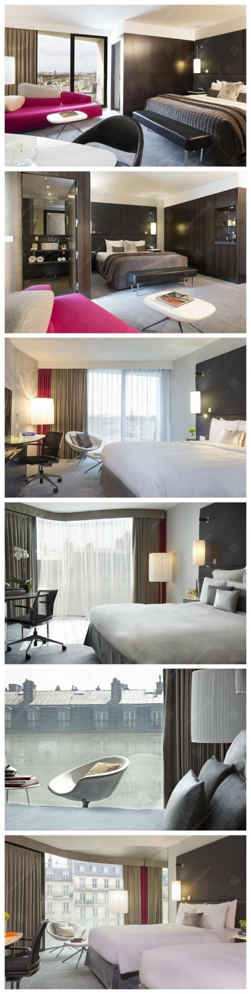Modern Luxury Design Commercial Hotel King Size Bedroom Furniture Sets