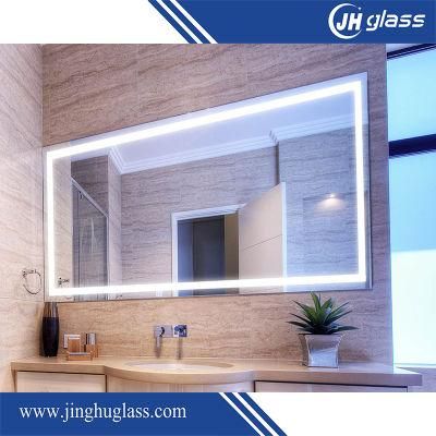 5mm Ce/UL Hotel Illuminated LED Bathroom Mirror with Defogger
