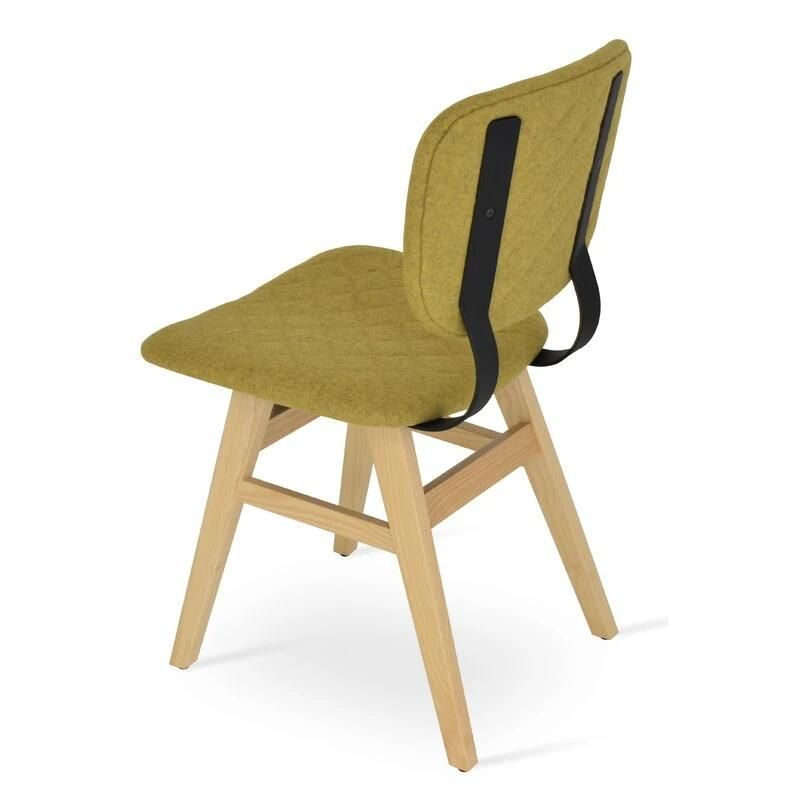 Leg Plastic Chair Plastic Leg Leather Cushion American Kitchen Design Wood Modern Furniture