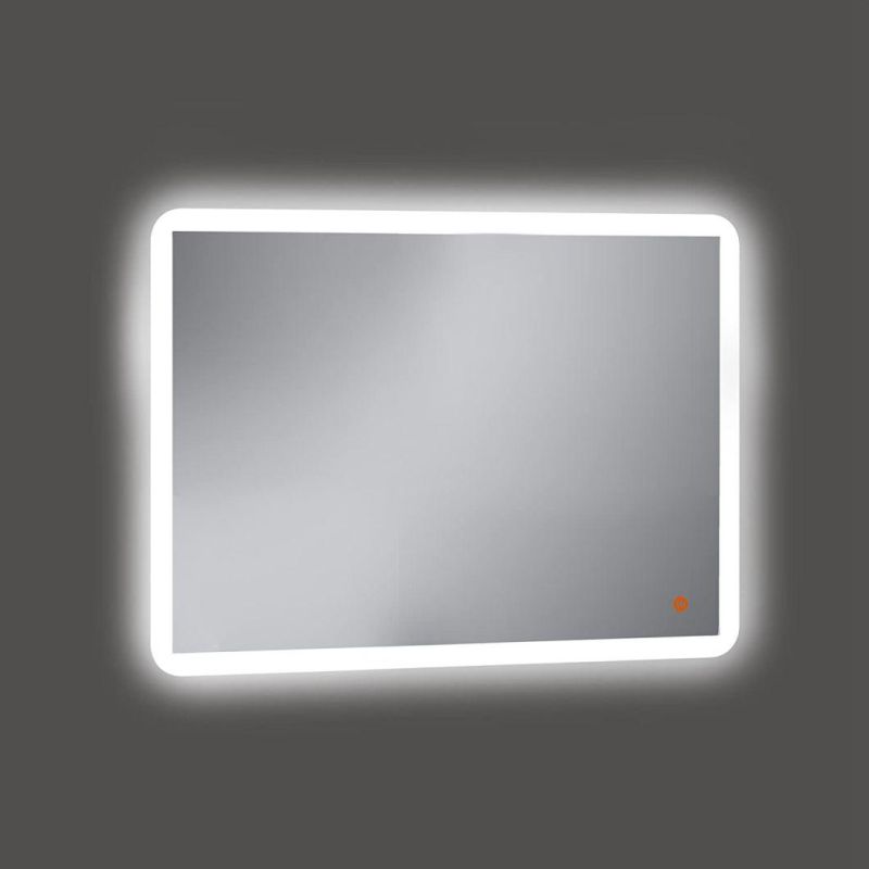 Home Decoration Bathroom Mirror with Lighted Illuminated Mirror Touch Sensor & Anti-Fog
