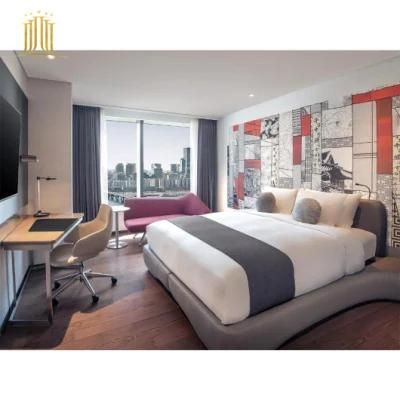 5 Star Holiday Inn Hotel Bedroom Set Modern Wooden Hot Room Furniture Packages for Sale