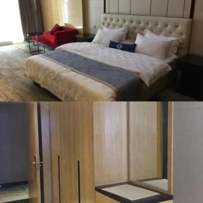 China Modern 5 Star King Size Hotel Bedroom Furniture with Customized Wood and Plywood Veneer Furniture (NCHB-003)