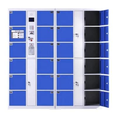 Steel Intelligent Automatic Electronic Locker for Supermarket