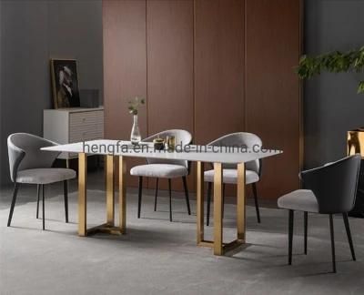 Modern Restaurant Furniture Steel Frame Coffee Table Legs Dining Table