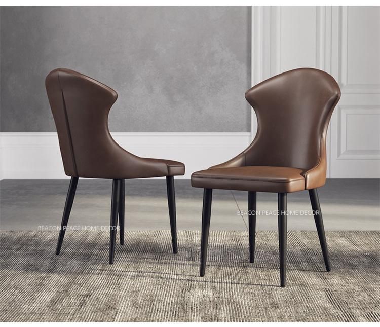 New Design Hotel Restaurant Dining Andrea Fabric Modern Dining Chair
