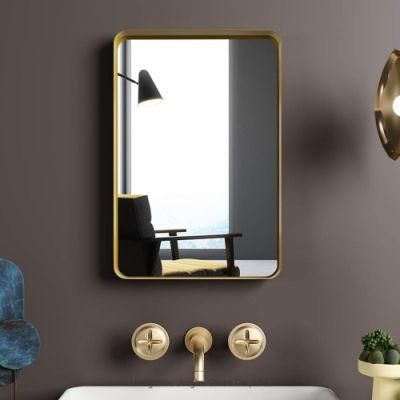 Metal Framed Wall Mirror for Bathroom Living Room Bedroom Hall and Entryway