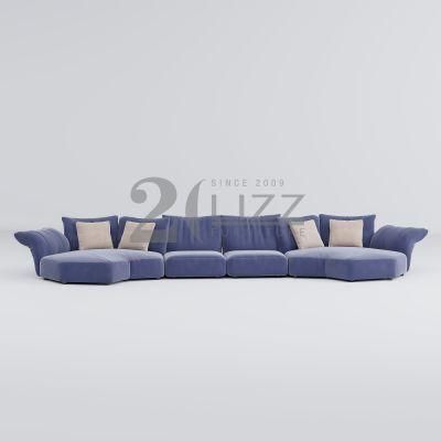 Luxury Comfortable High Quality Fabric Couch Living Room Sofa with Stainless Steel Feet