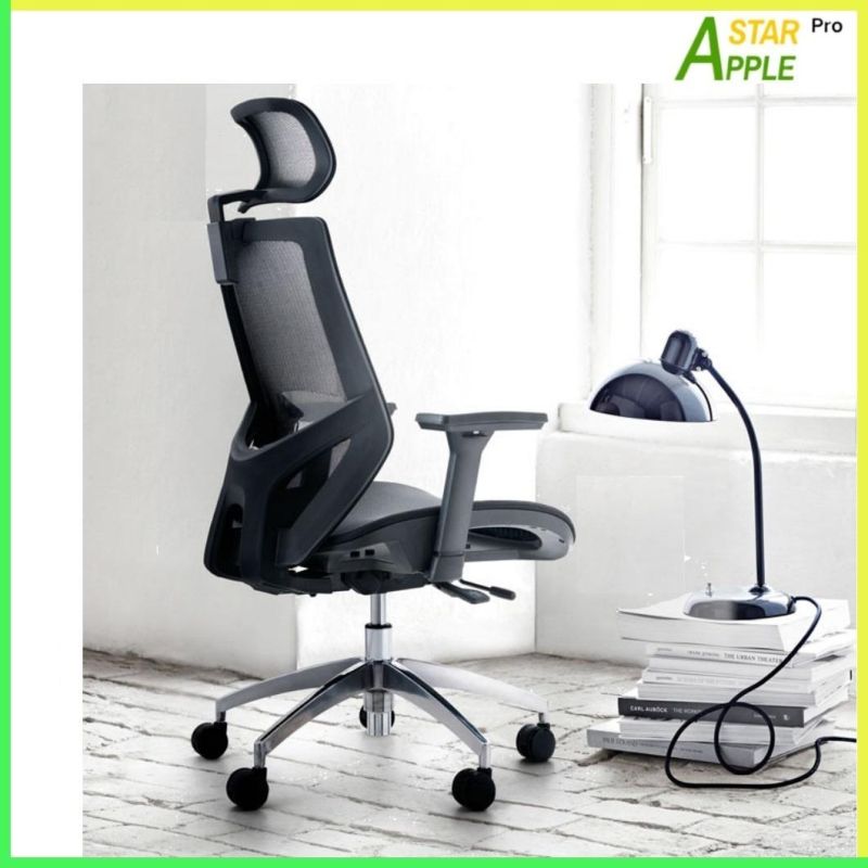 High Back Mesh Headrest Executive Chair with Soundless PU Castor