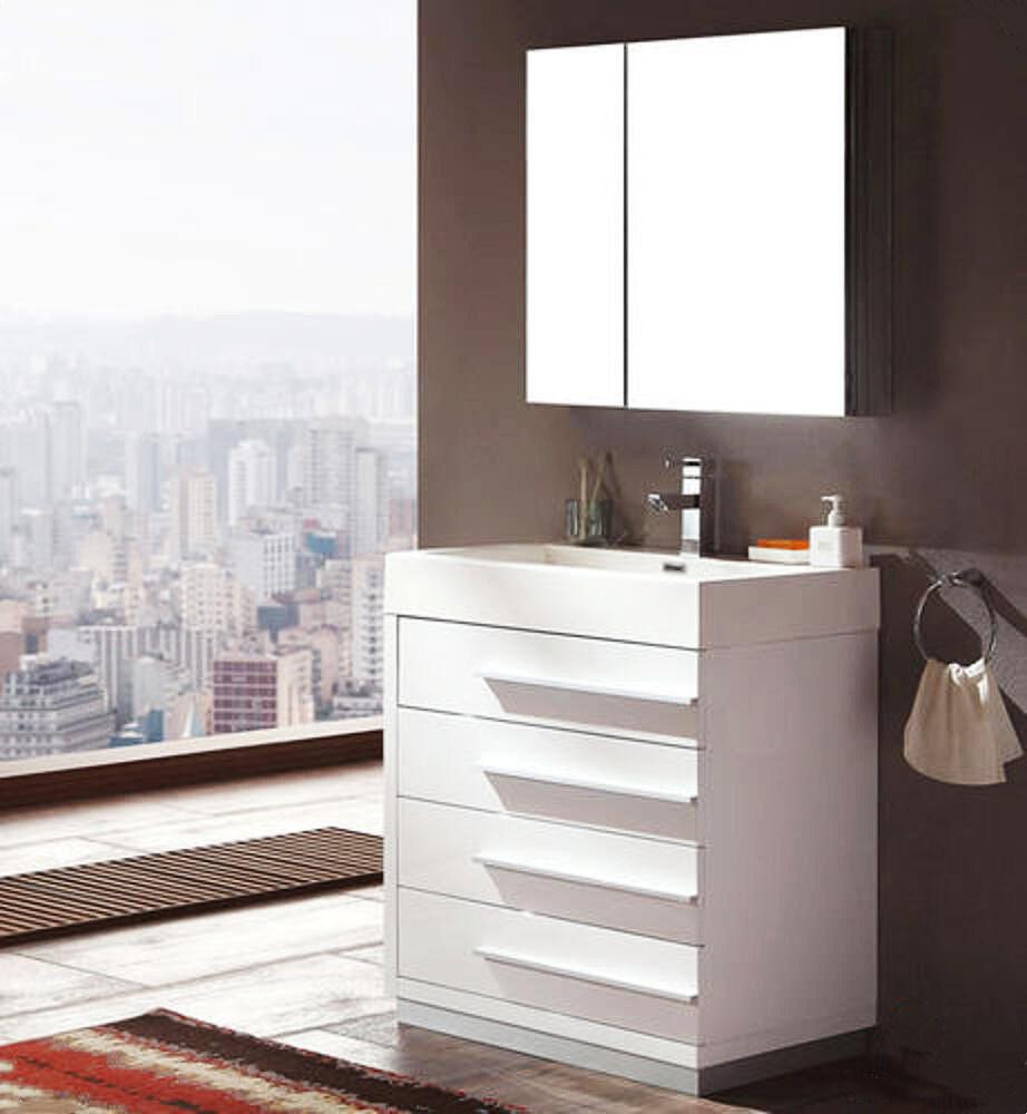 Modern Style Hot Selling Teak Vanity with Mirror Medicine Cabinet Bathroom Furniture Vanities