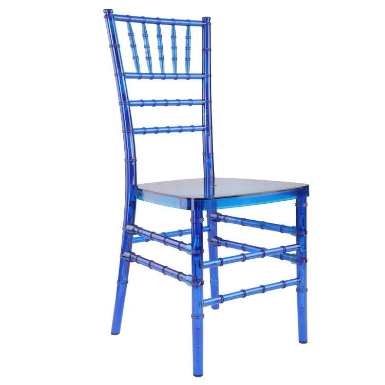 Cheap Resin Crystal Polycarbonate Chiavari Chair for Wedding and Event