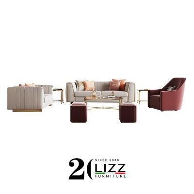 Dubai Hot Selling Living Room Sectional Leisure Sofa Set Furniture 3+2+1