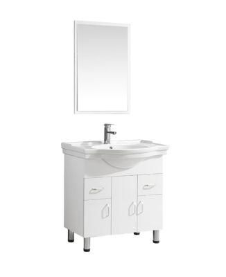 Simple Style Export Small with Stainless Steel Bathroom PVC Cabinet Vanity