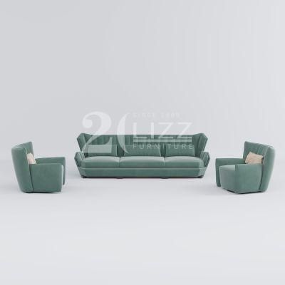 Factory Wholesale Modern Living Room Office Furniture Nordic Leisure Home Fabric 1s+2s+3s Sofa Set