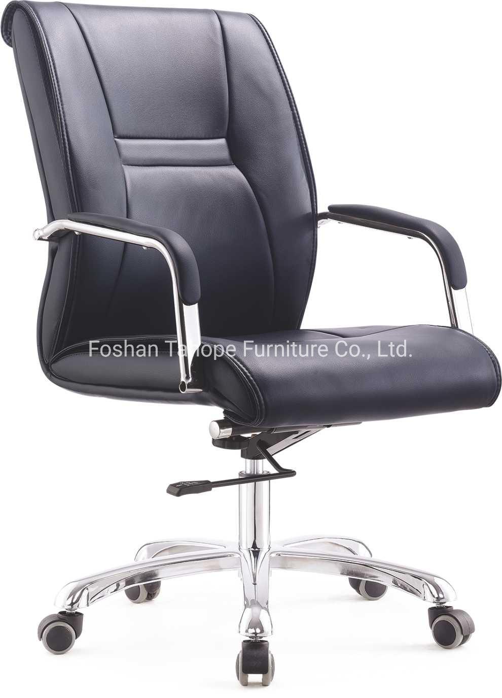 Modern Office Furniture Conference Manager Use Leather Visitor Meeting Computer Chair