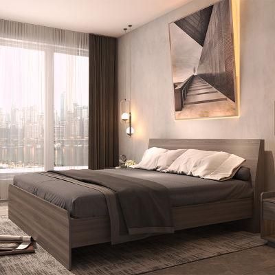 New Bedroom Furniture Modern Furniture Wooden Bed in King Fabric