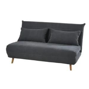 Double Modern Leisure Foldable Fabric Wooden Home Hotel Office Garden Dining Room Outdoor Living Room Bedroom Furniture Sofa Bed