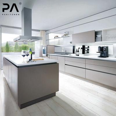 Modern Glossy Pantry Cabinet Italian Luxury Island Flat Pack Kitchen Cabinet