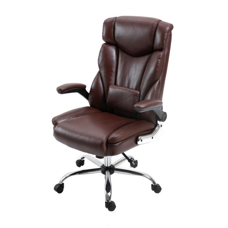 Modern New Design Swivel Cheap Office Room Rotating Wheel Dining Meeting Boss Leather Chair