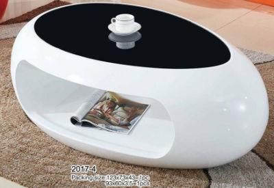 Fashionable Modern Hall Furniture ABS Plastic Steel Tea Table