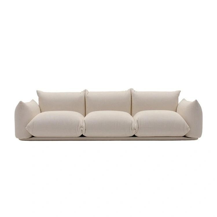 Italian Modern Couch Set Design Living Room Big Luxury Sectional Linen Upholstery Fabric Sofa