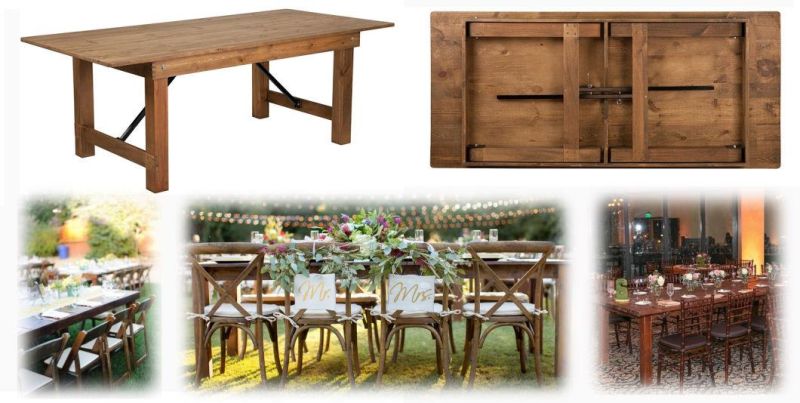 Fashion Modern Antique Dining Furniture Wooden Cross Back Wedding X Chairs