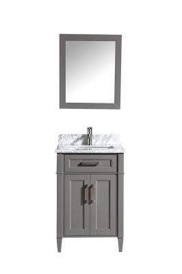 Solid Wood Modern Simple Floor Mountained Combination Bathroom Cabinet
